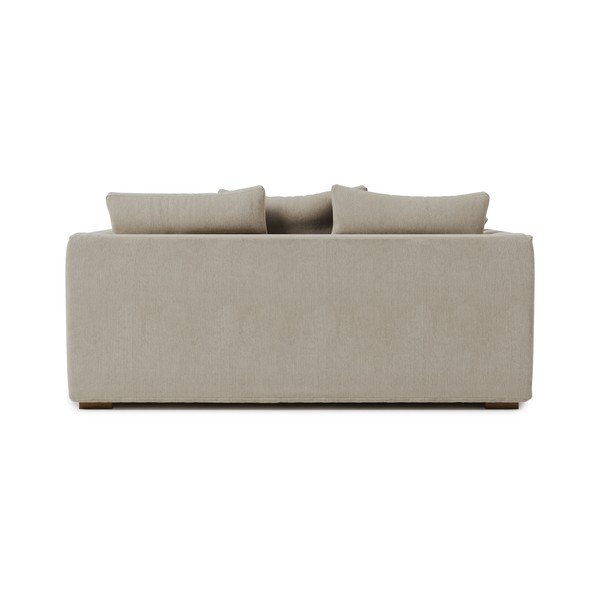 Canapea din catifea reiată crem 175 cm Comfy - Scandic-image-2