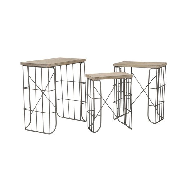 Set 3 măsuțe de cafea Mauro Ferretti Mexico