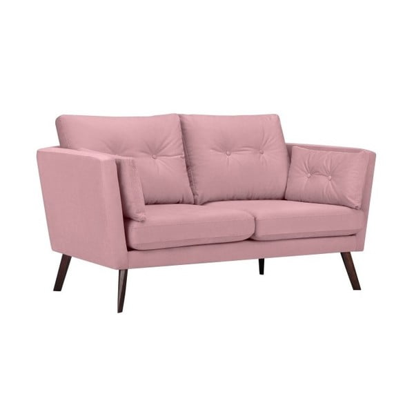 Canapea cu 2 locuri Mazzini Sofas Cotton, roz