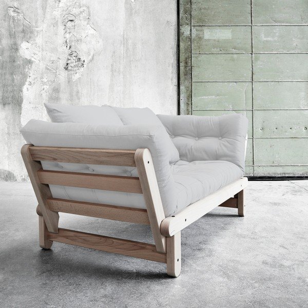 Canapea extensibilă Karup Beat Beech/Light Grey-image-3