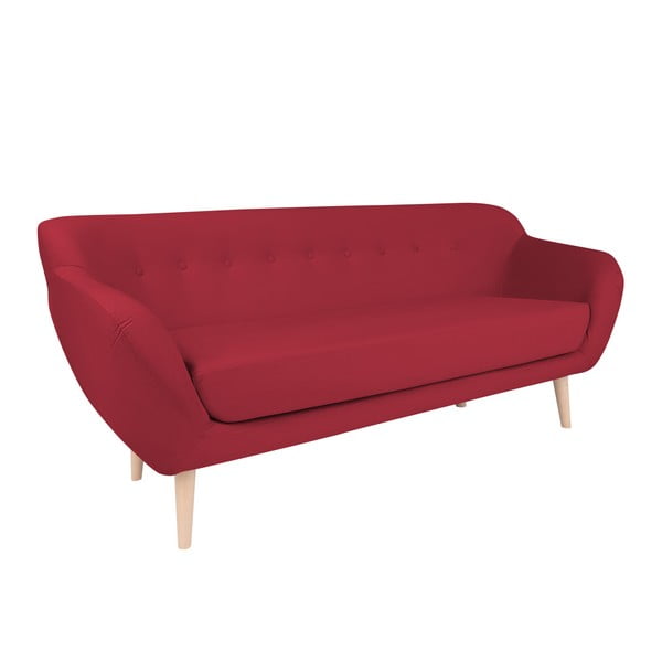 Canapea cu 3 locuri BSL Concept Eleven, roșu