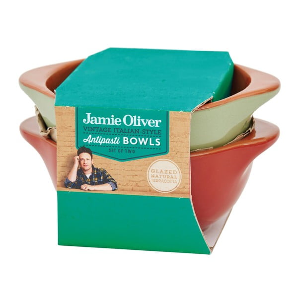 Set boluri Jamie Oliver Antipasti, verde/roșu
