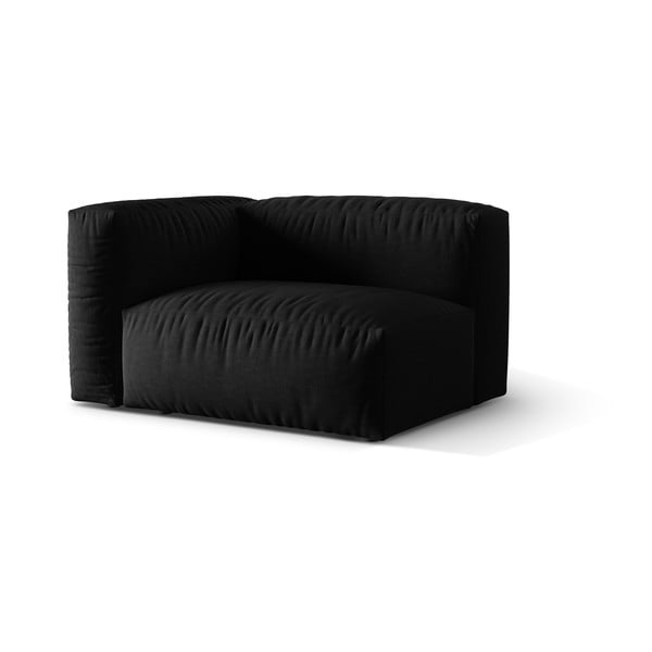 Modul pentru canapea modulară negru (cu colț pe partea stângă ) Martina – Micadoni Home-image-2