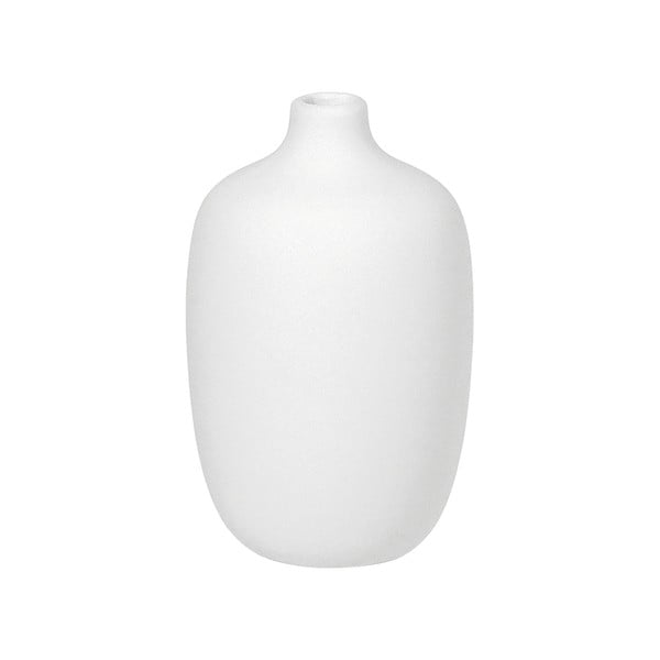 Vază din ceramică Blomus Ceola, înălțime 13 cm, alb
