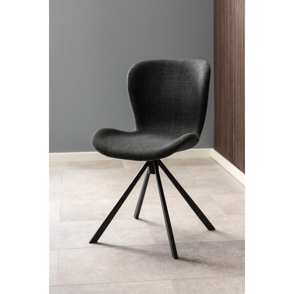 Scaune de dining gri-închis 2 buc. Batilda – Actona-image-1