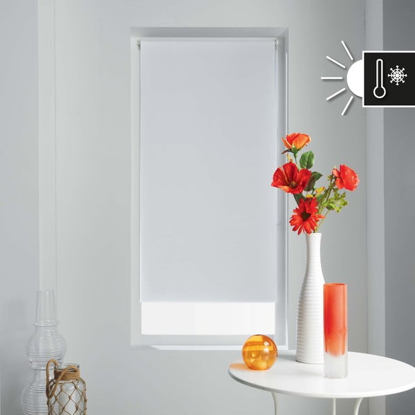 Jaluzea albă din material textil 90x180 cm Occult – douceur d'intérieur-image-2