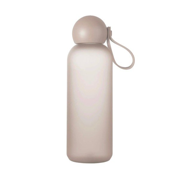 Sticlă bej de călătorie din plastic reciclat 650 ml Tom – Sagaform