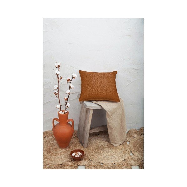 Față de pernă Really Nice Things Terracota, 45 x 45 cm-image-1