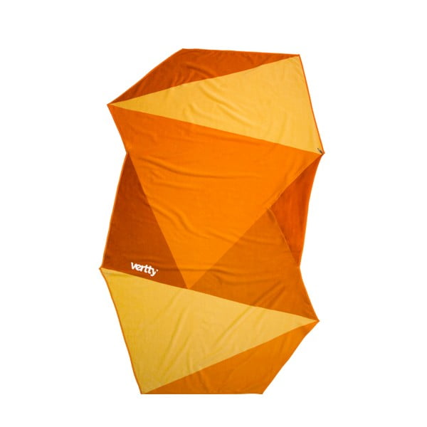 Prosop Vertty, realizat manual, ecologic, cu buzunar impermeabil, portocaliu