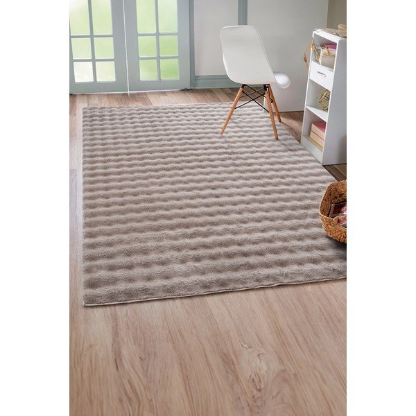 Covor bej lavabil 80x150 cm Bubble Emarald – Mila Home-image-1