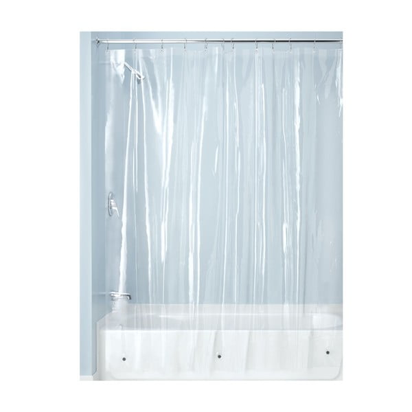 Perdea de duș transparentă iDesign PEVA, 183 X 183 cm-image-2