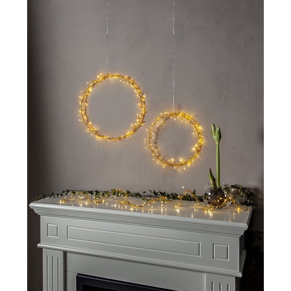 Decorațiune luminoasă galbenă ø 28 cm  de  Crăciun Winny – Star Trading-image-2