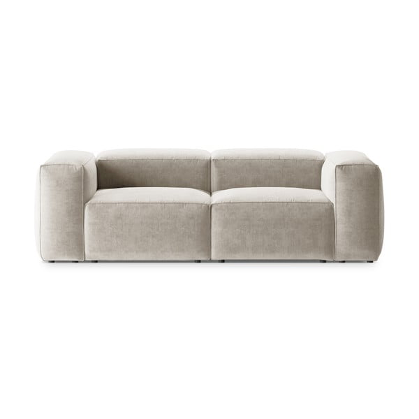 Canapea bej 224 cm Bergamo – Cosmopolitan Design