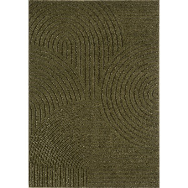 Covor verde închis 160x230 cm Whirl – ESTE