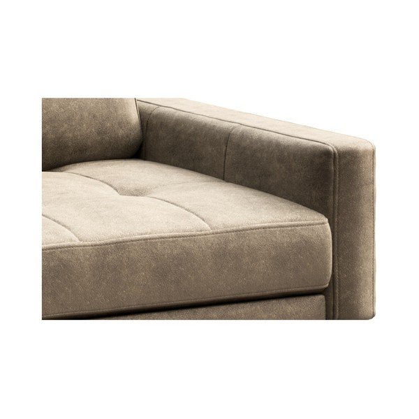 Colțar cu șezlong pe partea stângă MESONICA Musso Tufted, bej-image-4