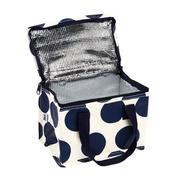 Geantă termoizolantă albastră-crem Spotlight – Rex London-image-2