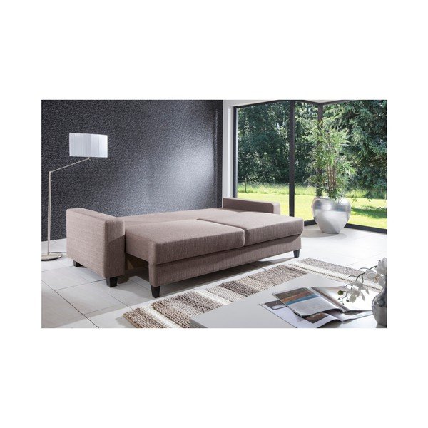 Canapea extensibilă Sinkro Ralf, bej-image-2