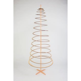 Pom de Crăciun decorativ din lemn Spira Slim, înălțime 72 cm