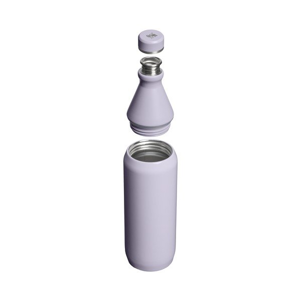 Sticlă termică mov lavandă din oțel inoxidabil 600 ml All Day Slim Bottle Purple Dust – Stanley-image-1