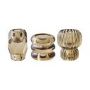 Sfeșnice pentru lumânări pastilă 3 buc. din sticlă – House Nordic