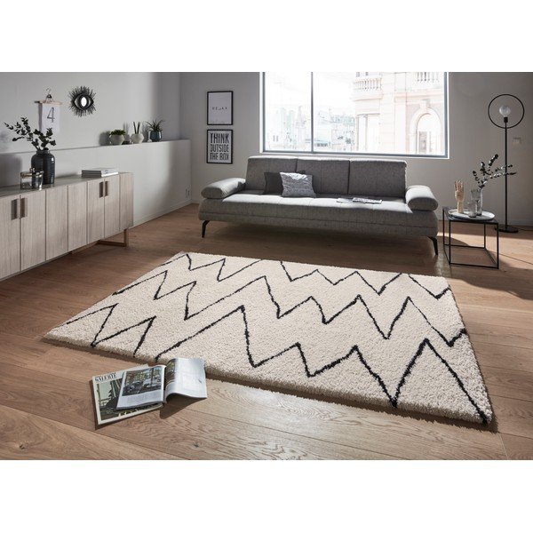 Covor Mint Rugs Jara, 200 x 290 cm, bej - negru-image-1