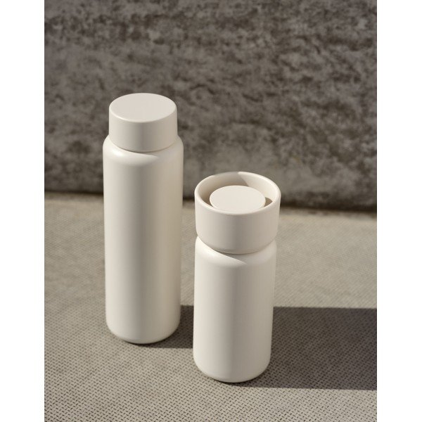 Cană termos bej din oțel inoxidabil 400 ml Singles – Zone-image-1