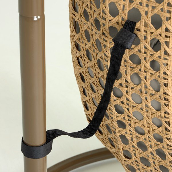 Fotoliu de grădină de agățat cu suport Kave Home Cira, natural-image-4