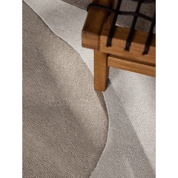 Covor bej țesut manual rotund din lână ø 160 cm Hackney Clarissa – Ted Baker-image-3