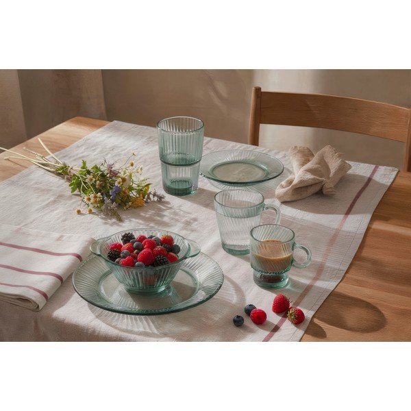 Bol mic verde din sticlă 450 ml Verde – Orion-image-1