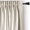 Draperie bej dimout (semi-opacă) din catifea 140x245 cm Pleat – Restilo