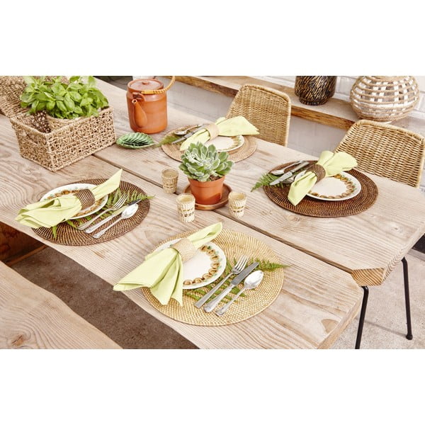 Suport din ratan pentru farfurie Tiseco Home Studio, ⌀ 36 cm, natural-image-1