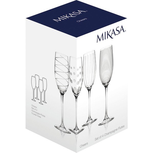 Pahare de vin spumant în set de 4 buc. 250 ml Cheers - Mikasa-image-4