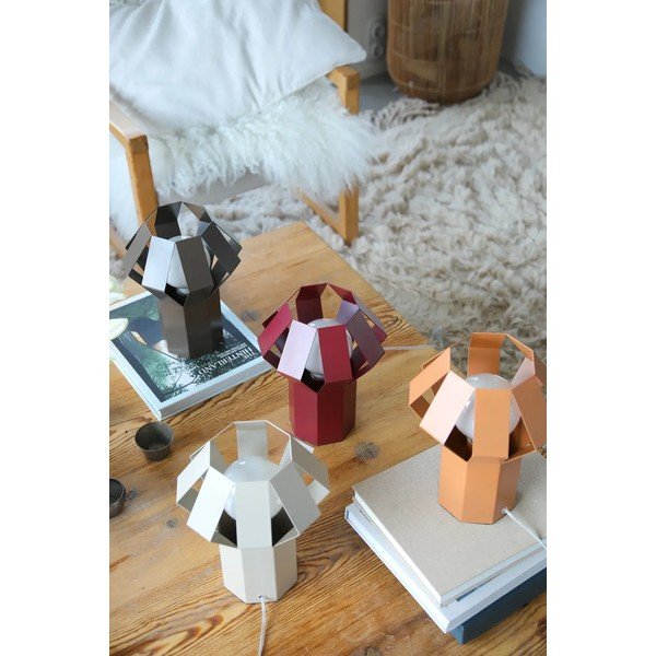 Veioză roșie din metal cu abajur din metal (înălțime 27 cm) Octa – Markslöjd-image-4