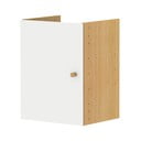 Modul cu uși pentru sistem de rafturi modulare alb 33x43,5 cm Z Cube - Tenzo