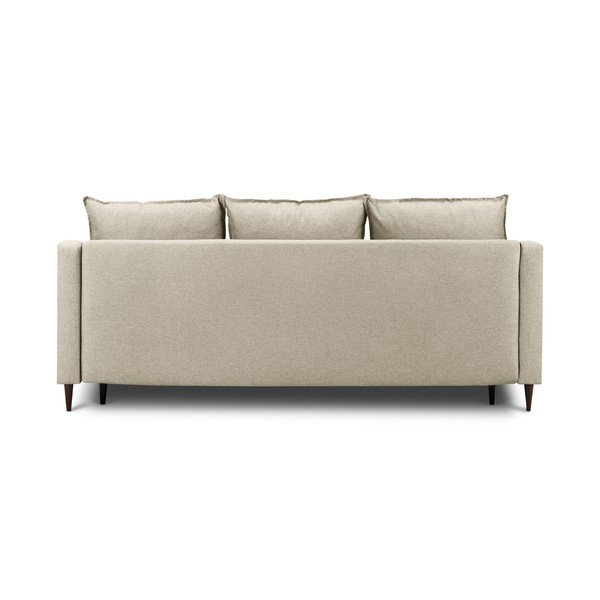 Canapea extensibilă cu spațiu pentru depozitare Mazzini Sofas Ancolie, bej, 215 cm-image-4