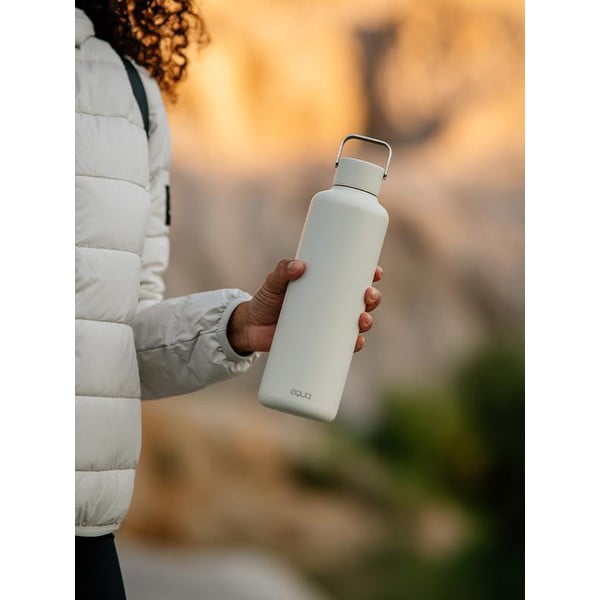 Sticlă din inox Equa Timeless, 1 l, alb-image-2
