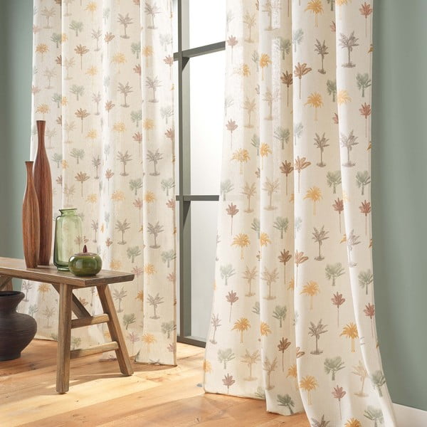 Draperie bej 140x280 cm Palmelia – douceur d'intérieur-image-2