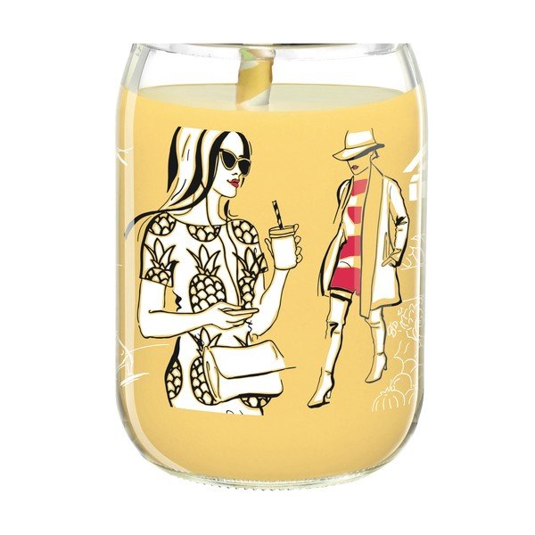 Pahar din sticlă cu pai și capac Ritzenhoff Andrea Arnhold, 450 ml-image-3