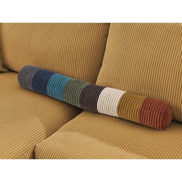 Modul pentru canapea galben muștar cu tapițerie din catifea reiată  (de mijloc) Nihad modular – Bobochic Paris-image-3