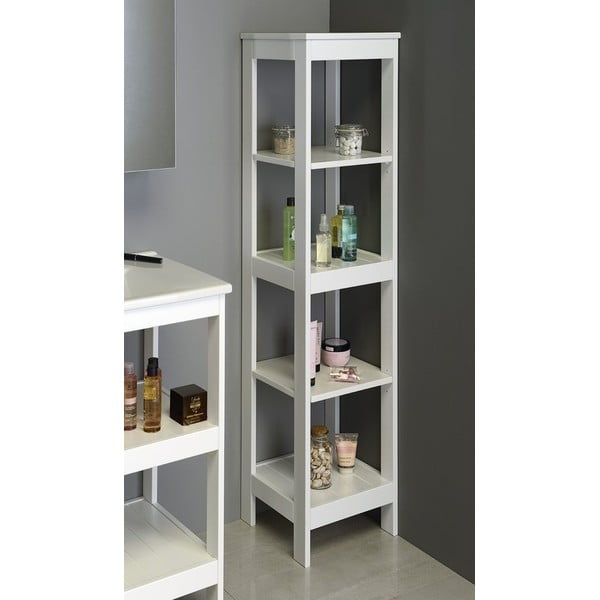 Etajeră de baie albă 36x86,5 cm Etide – Sapho-image-1