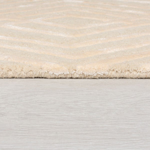 Covor din lână Flair Rugs Diamonds, 160 x 230 cm, bej-image-3