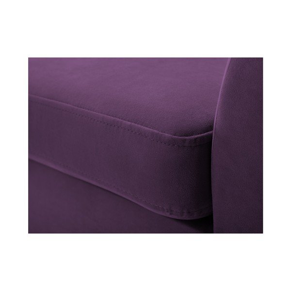 Canapea extensibilă cu 3 locuri și spațiu pentru depozitare Mazzini Sofas Peony, mov-image-1