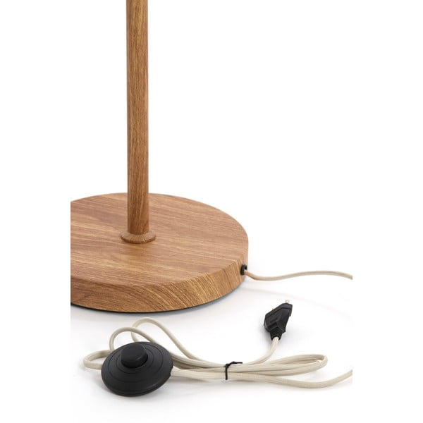 Lampadar în culoare naturală cu abajur textil (înălțime 159 cm) Dania – Light & Living-image-4