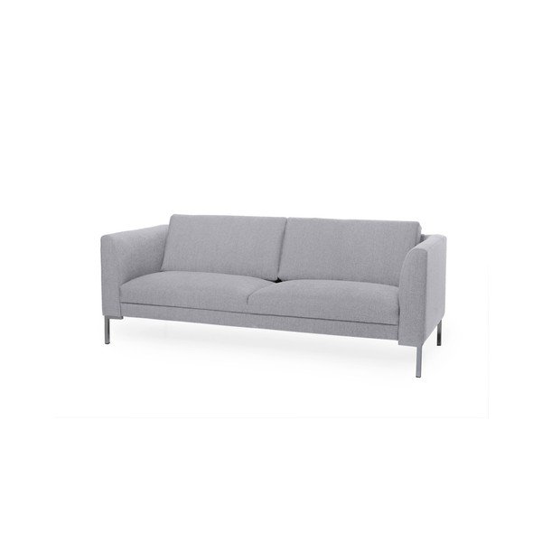Canapea cu 3 locuri Scandic Kery, gri deschis-image-2