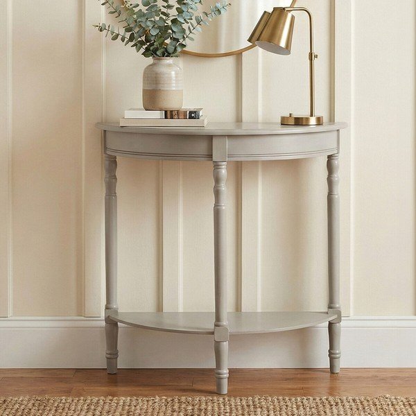 Masă consolă gri din lemn de pin 30x80 cm Heritage – Premier Housewares-image-1