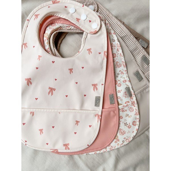 Bavete bej 2 buc. Classic Stripes Camel – Cam Cam Copenhagen-image-1