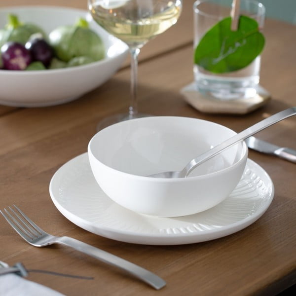 Bol din porțelan Villeroy & Boch Uni, 850 ml, alb-image-3