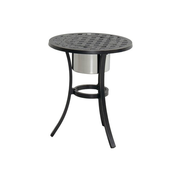 Masă auxiliară de grădină rotundă din aluminiu ø 54,5 cm Rosario – Hartman-image-1