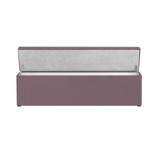 Otoman cu spaţiu depozitare Mazzini Sofas Ancona, 200 x 46 cm, lavandă-image-2