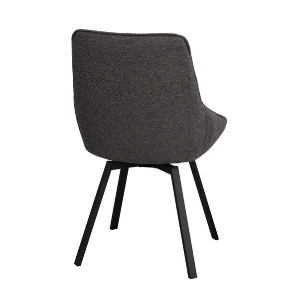 Scaun rotativ de birou gri închis Alison - Rowico-image-4